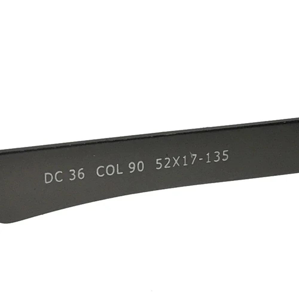 City Eyewear DC 36 COL 90 Eyeglasses Frames Black Square Full Rim 52-17-135